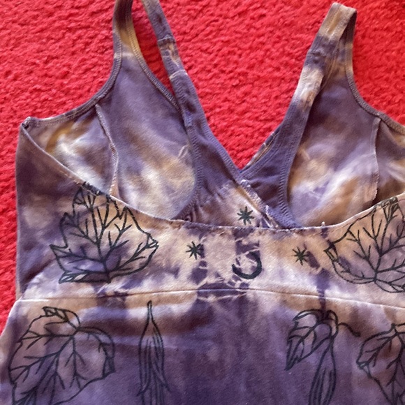 Serpent and bow leotard swimsuit camisole moon flower logwood dyed - Picture 11 of 12